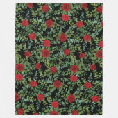 レッドローズ結婚ズ フリースブランケット (正面)