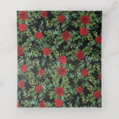 レッドローズ結婚ズ プレイスカード (内部開封)