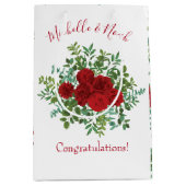 レッドローズ結婚ズ ミディアムペーパーバッグ (正面)