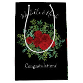 レッドローズ結婚ズ ミディアムペーパーバッグ (正面)