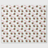 レッドローズ結婚ズ ラッピングペーパー (フラット)