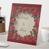 レッドローズ結婚ズ 台座サイン (インサイチュ)