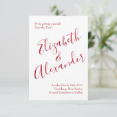 レッドローズ結婚ズ 招待状 (スタンド正面)