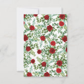 レッドローズ結婚ズ 招待状 (裏面)