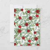 レッドローズ結婚ズ 招待状 (裏面)