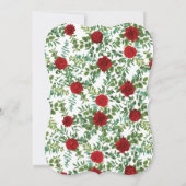 レッドローズ結婚ズ 招待状 (裏面)