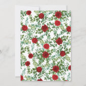 レッドローズ結婚ズ 招待状 (裏面)