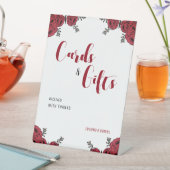 レッドローズ結婚フローラテーマ 台座サイン (インサイチュ)