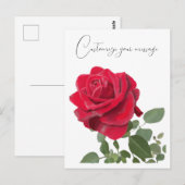 レッドローズ絵画ズ ポストカード (正面/裏面)