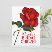 レッドローズ美しい&ザビーストブライダルシャワー 招待状 (スタンド正面)