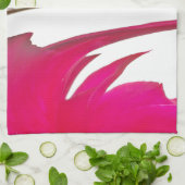 レッドローズ花びらカスタマイズ製品 キッチンタオル (折り畳み)