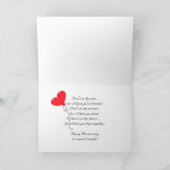 レッドローズ花びらハート シーズンカード (内部)