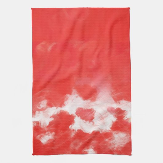 レッドローズ花びら絵画ズアート2 – キッチンタオル (縦)