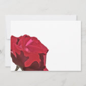 レッドローズ葬儀案内カード 招待状 (裏面)