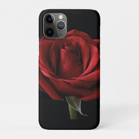 レッドローズ装飾用クッション Case-Mate iPhoneケース (裏)