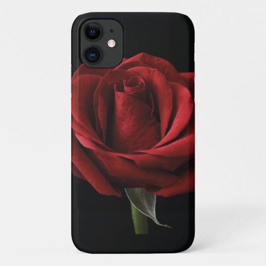 レッドローズ装飾用クッション Case-Mate iPhoneケース (裏面)