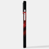 レッドローズ装飾用クッション iPhoneケース (左側面)