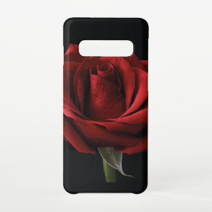 レッドローズ装飾用クッション SAMSUNG GALAXY S10ケース