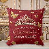 レッドローズ金ゴールドキンセアニェラ クッション