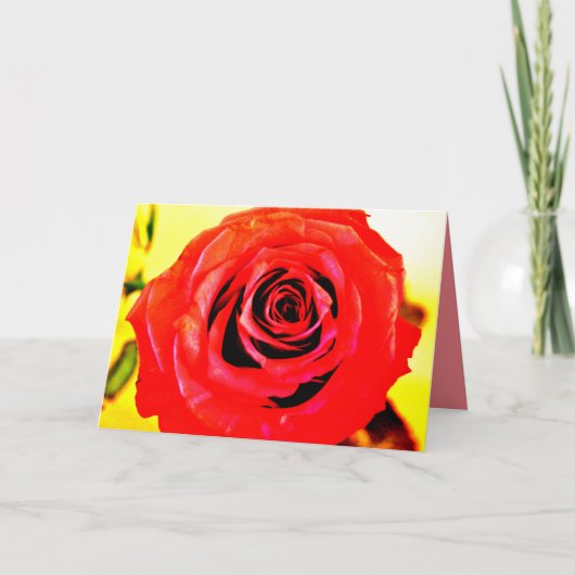 レッドローズ カード (正面)