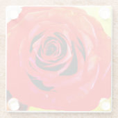 レッドローズ ガラスコースター (裏面)