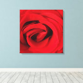 レッドローズ キャンバスプリント (インサイチュ (ウッドフロア))