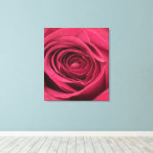 レッドローズ キャンバスプリント (インサイチュ (ウッドフロア))