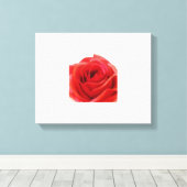 レッドローズ キャンバスプリント (インサイチュ (ウッドフロア))