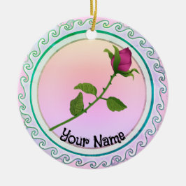 レッドローズ セラミックオーナメント