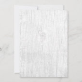 レッドローズ&ソーンフェアイ素朴ターレブライダルシャワー 招待状 (裏面)