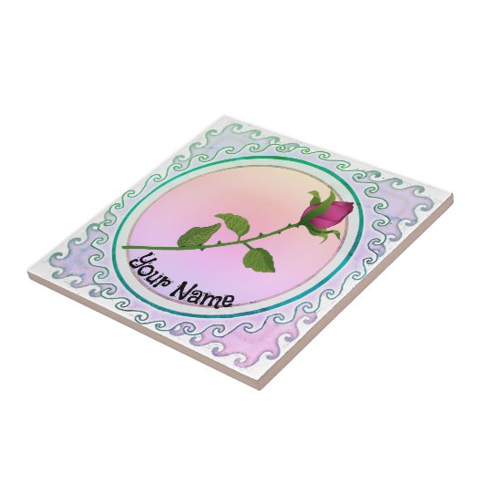 レッドローズ タイル (側面)