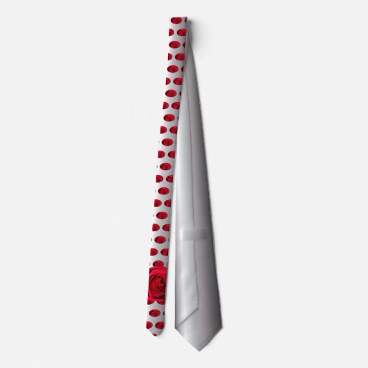 レッドローズ ネクタイ (裏面)