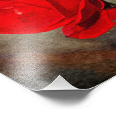 レッドローズ フォトプリント            (角)