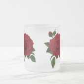 レッドローズ フロストグラスマグカップ (中央)