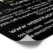 レッドローズ、フローリスト、フローリ広告ー ポスター (角)