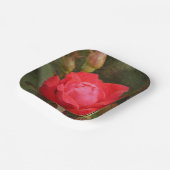 レッドローズ ペーパープレート (傾斜あり)