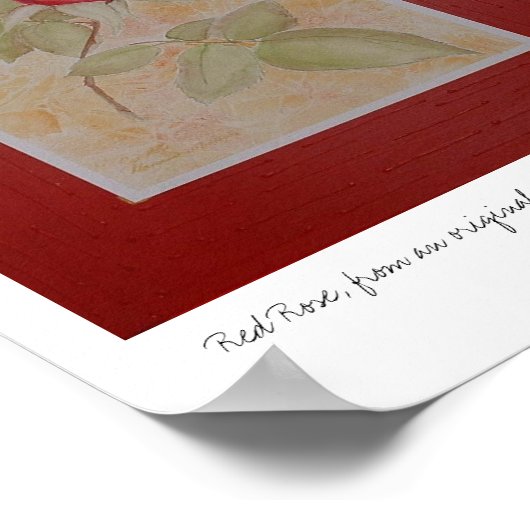 レッドローズ ポスター (角)