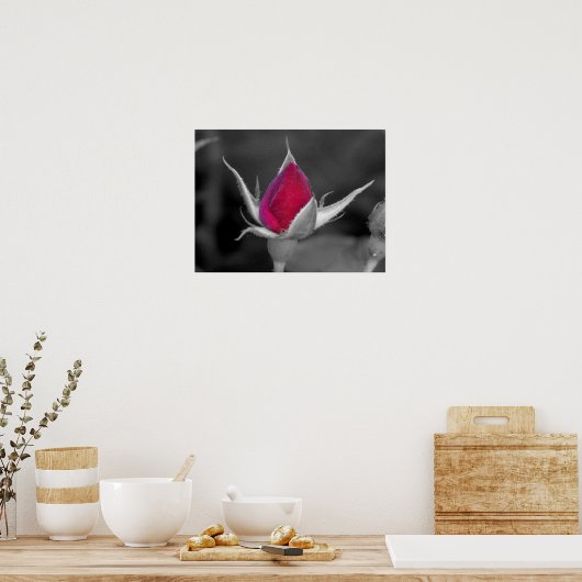 レッドローズ ポスター (キッチン)