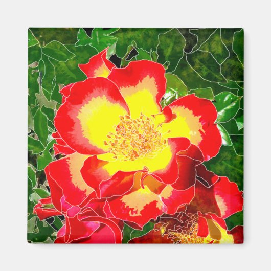 レッドローズ マグネット (正面)