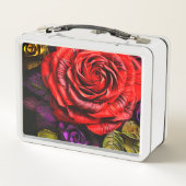 レッドローズ メタルランチボックス (裏面)