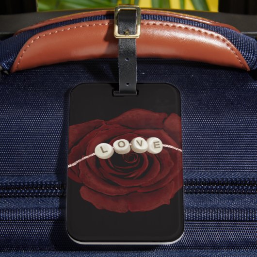 レッドローズ ラゲッジタグ (正面インサイチュ2)