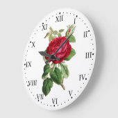 レッドローズ ラージ壁時計 (傾斜)