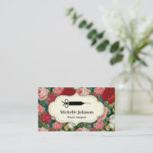 レッドローズ ヴィンテージ シリンジ ドクター プラスチック サージェリー 名刺 (スタンド正面)