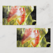 レッドローズ 名刺 (正面/裏面)