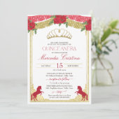 レッドローズ&金ゴールドホースウエスタンチャロクインズ 招待状 (スタンド正面)