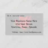 レッドローズ – Dark Passion名刺 名刺 (裏面)