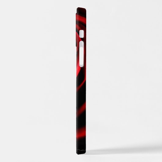 レッドローズ iPhoneケース (左側面)