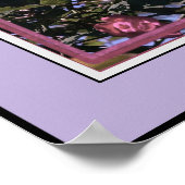 レッドローズwithルイアームストロング引用文 ポスター (角)