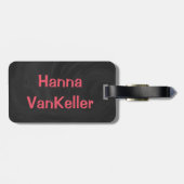 レッドローゼアートパターン ラゲッジタグ (裏面横)