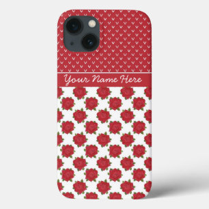 レッドローゼオンホワイトカスタムiPhone 6 Xtreme Case iPhone 13ケース
